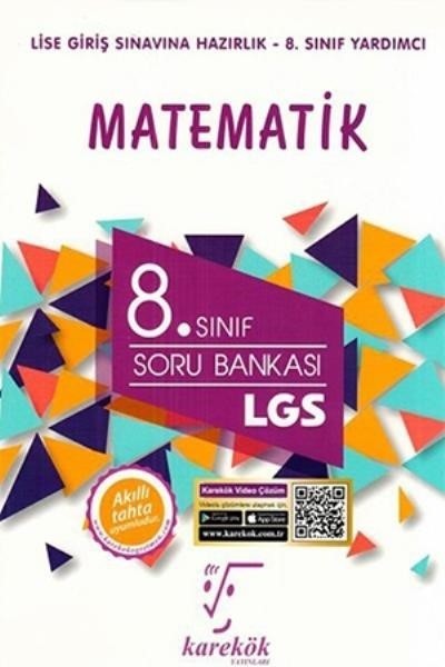 Karekök Yayınları 8. Sınıf LGS Matematik Soru Bankası Karekök 