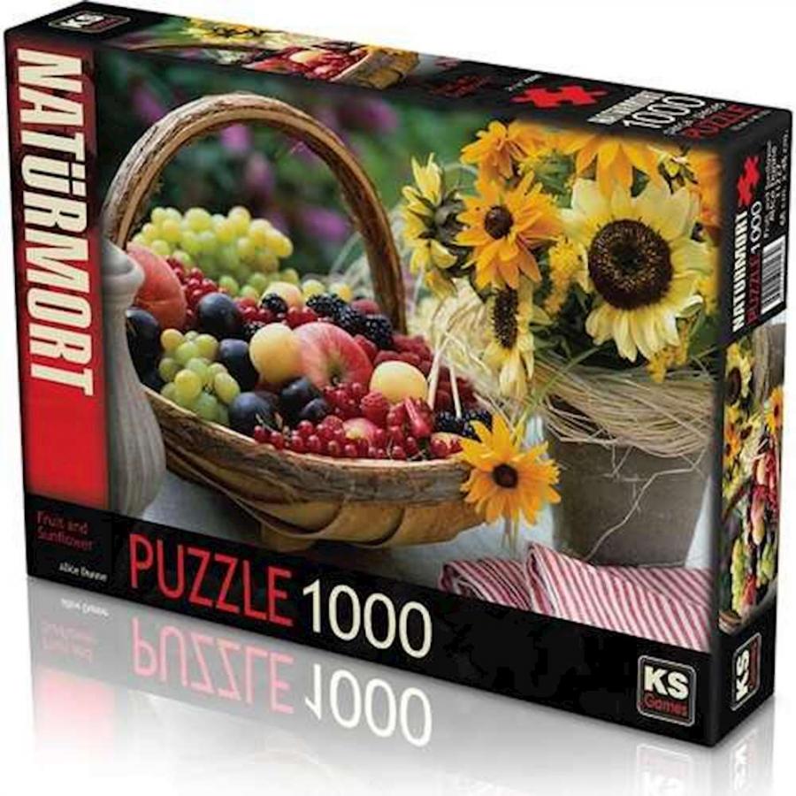 Ks Games-11227-1000 Puzzle Fruit And Sunflower