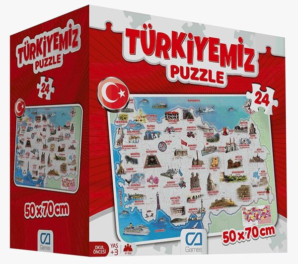 Türkiyemiz puzzle 50x70 cm