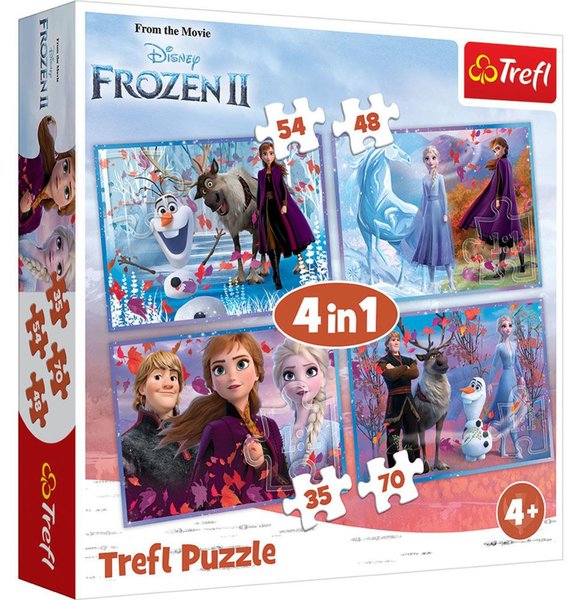 Trefl Puzzle 4 in 1 disney frozen 2 34323