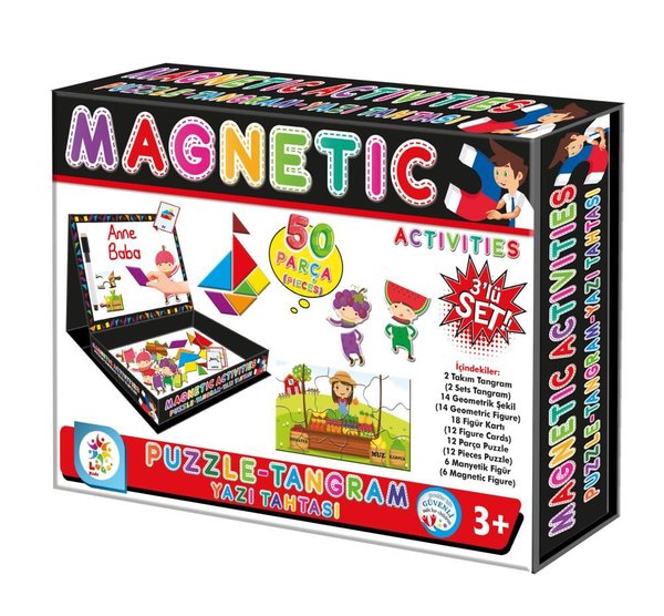 Magnetıc Puzzle Tangram 50 Parça