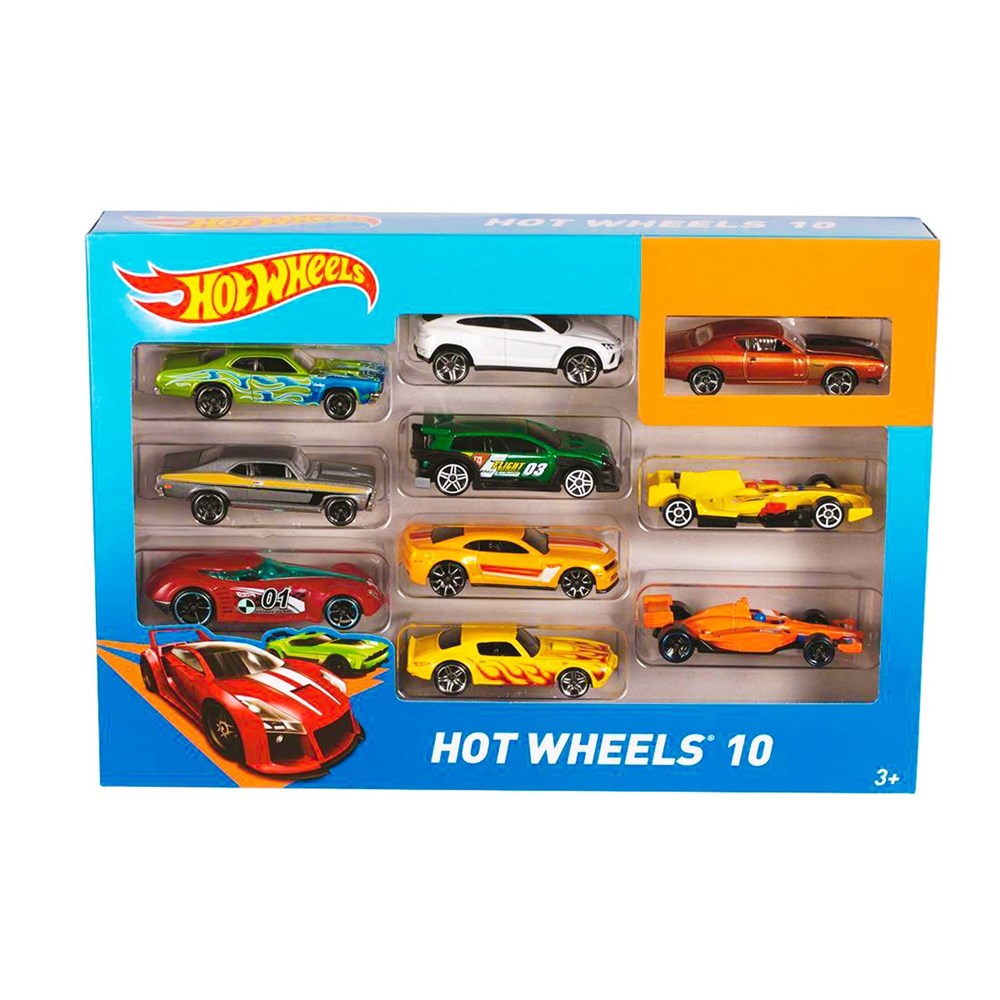 Hot Wheels 10'lu Araba - Karışık