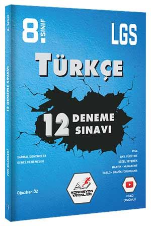 8.Sınıf LGS Türkçe 12 Deneme Sınavı