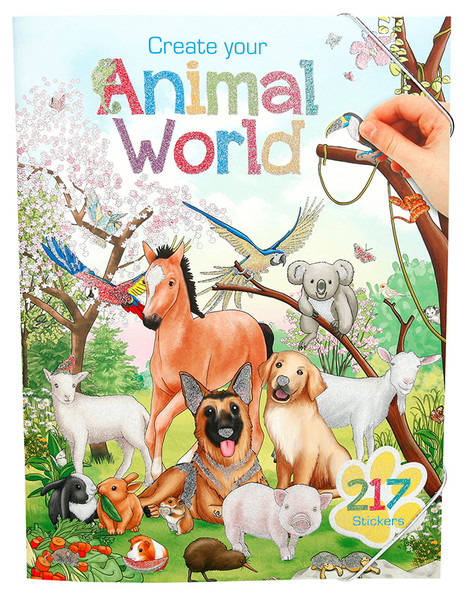 Animal World Boyama Kitabı